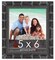 5x6 Wide Bamboo Picture Frame with UV-Resistant Acrylic & Acid Free Backing, Available in 4 Finishes - Brown, Black, Silver, and Natural